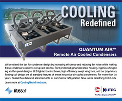 “Cooling Redefined” Quantum Air Remote Air Cooled Condensers DDA Award Ad 2017 Ad Image