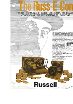 “Russ-E-Con Worth its weight in gold” Prospector Ad circa 1980s
