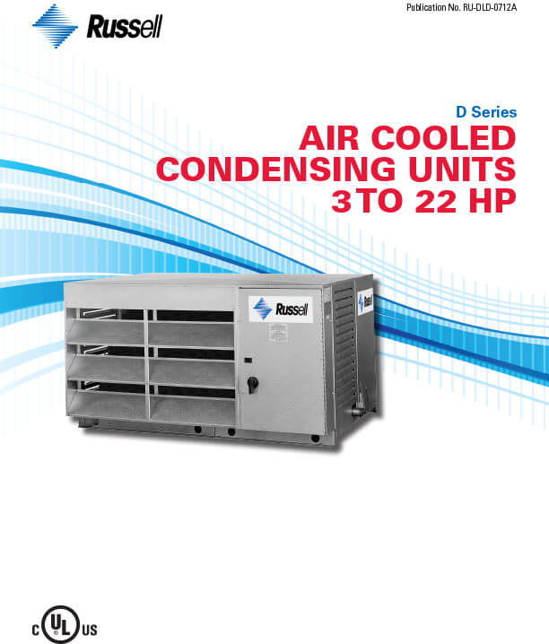 D-Series 3 to 22 HP Condensing Units 2012