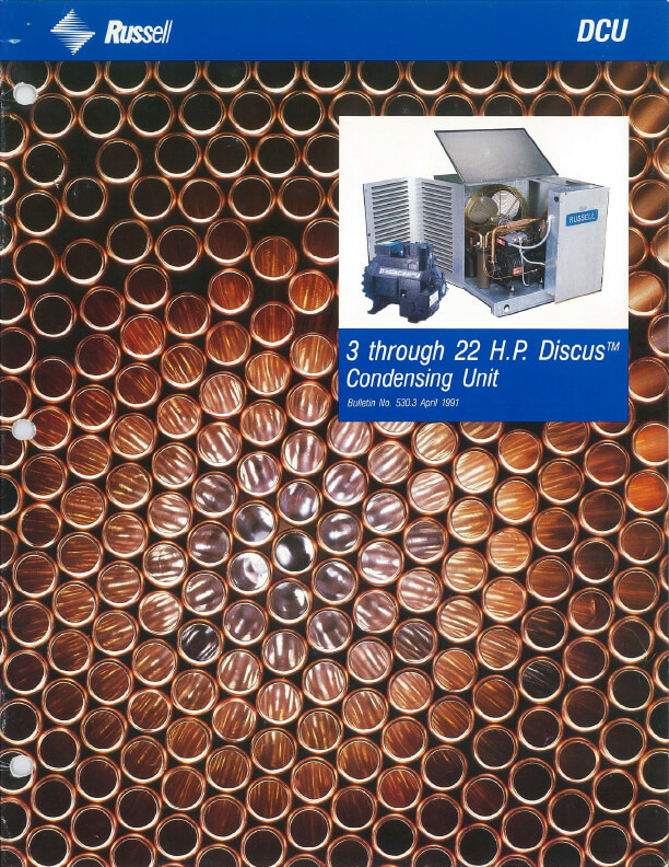 DCU 3 to 22 HP Condensing Units 1991