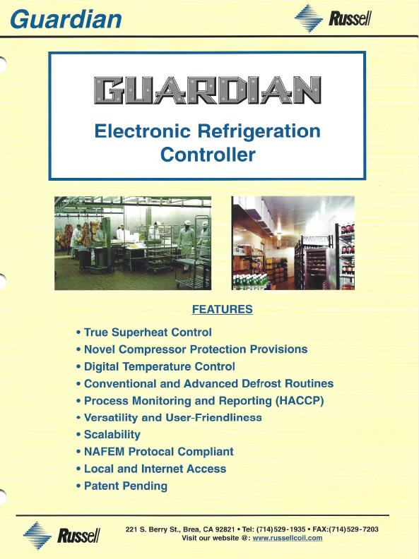Guardian Electronic Refrigeration Controller 2005