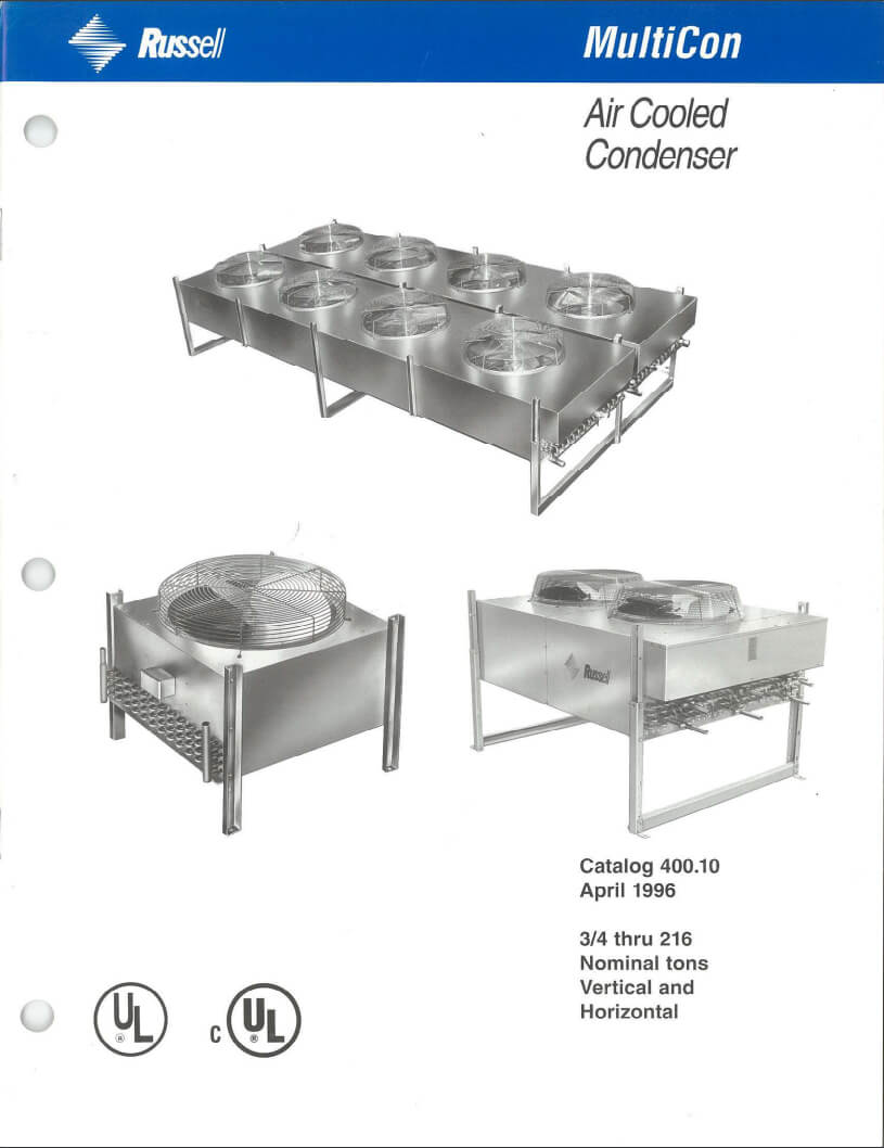MultiCon Air Cooled Condensers 1996