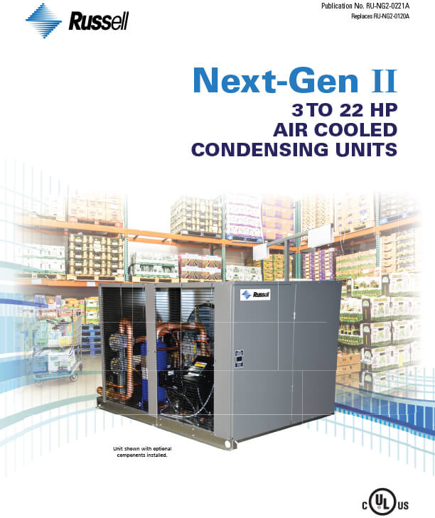 Next-Gen II 3 to 22 HP Condensing Units 2021
