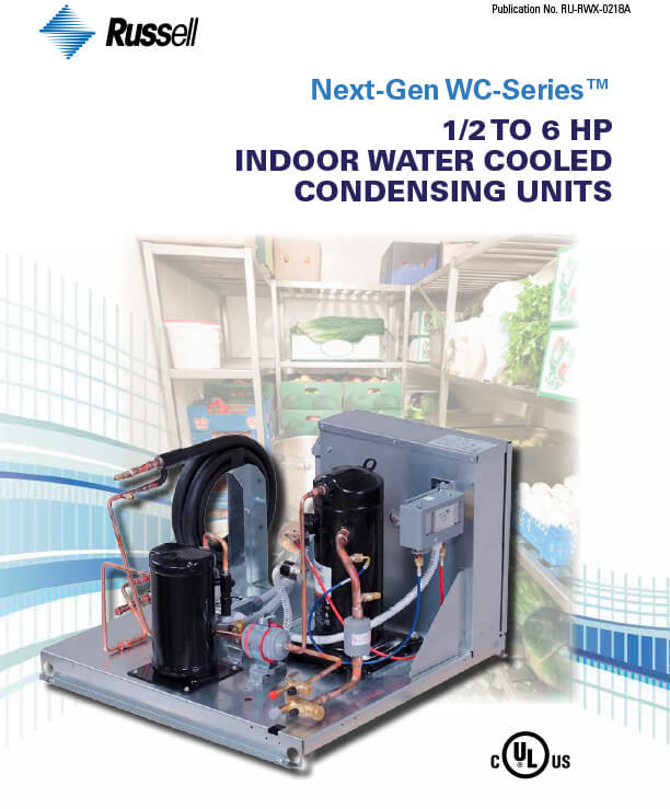 Next-Gen WC-Series Water Cooled Condensing Units 2018