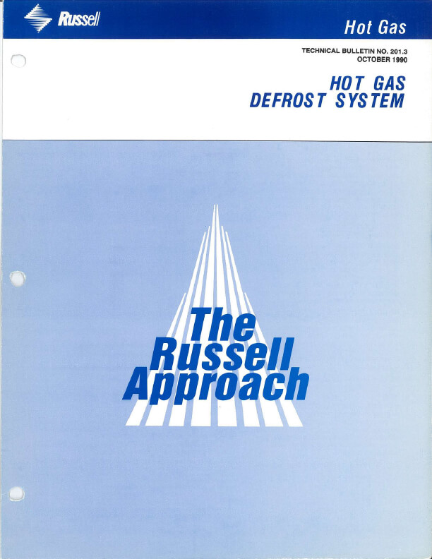 Russell Approach Hot Gas Defrost System 1990