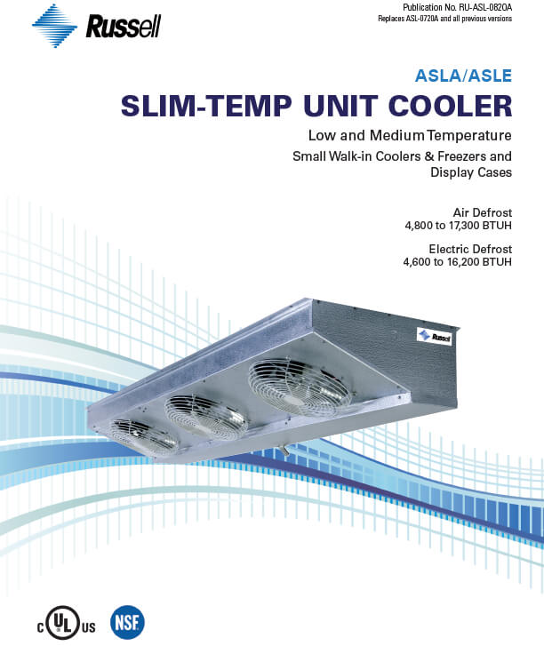 Slim-Temp ASLA/ASLE Unit Coolers 2020