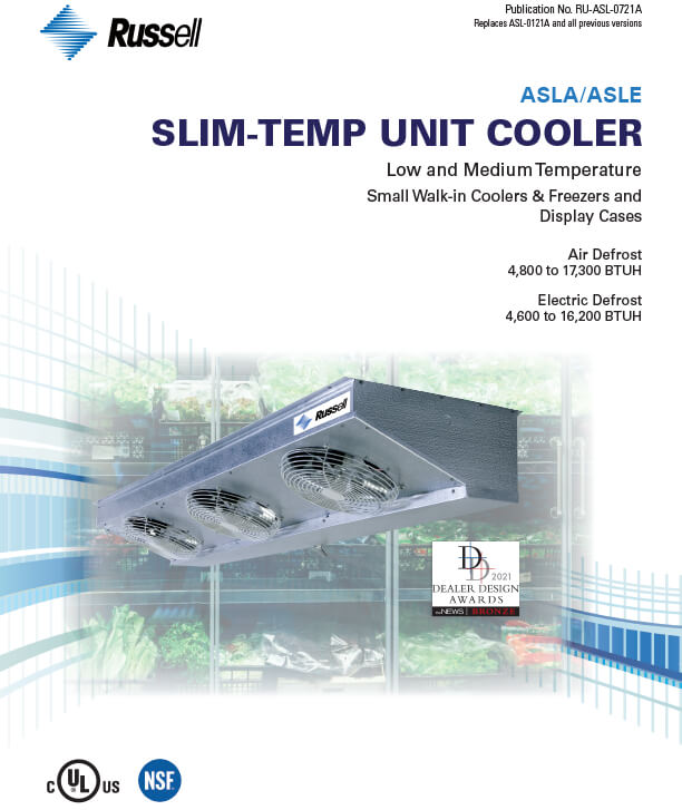 Slim-Temp ASLA/ASLE Unit Coolers 2021 DDA Award
